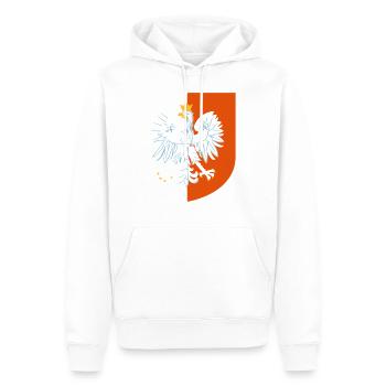 Polen Adler Flagge T-Shirt - Polska Polen Geschenk - Männer Premium Bio Hoodie - Weiß - Vorne - Nico (187cm)