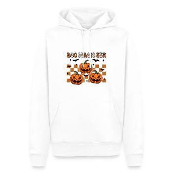 Halloween Boo Magic Eek - Männer Premium Bio Hoodie - Weiß - Vorne - Nico (187cm)