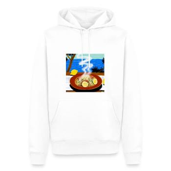 Pasta la vista, baby! - Männer Premium Bio Hoodie - Weiß - Vorne - Nico (187cm)