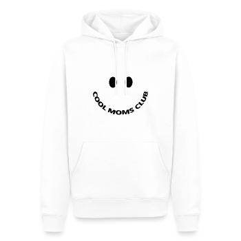 Club des mamans cool - Sweat à capuche Premium bio Homme - blanc - Devant - Nico (187cm)