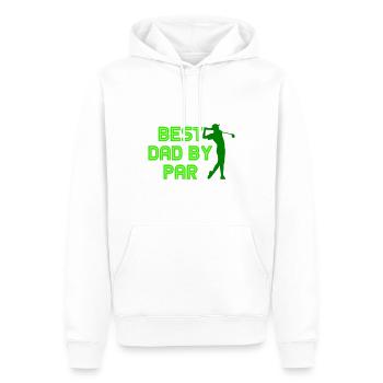 BEST PAPA PAR GOLF GOLFER SAYING MOTIFS GIFT - Men’s Premium Organic Hoodie - white - Front - Nico (187cm)