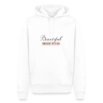 Future mariée - Sweat à capuche Premium bio Homme - blanc - Devant - Nico (187cm)