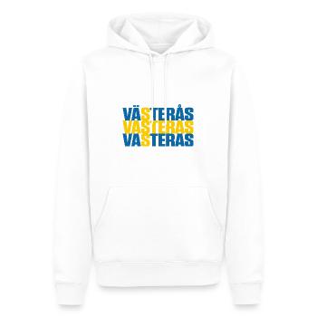 Västerås Schweden Fahne - Männer Premium Bio Hoodie - Weiß - Vorne - Nico (187cm)