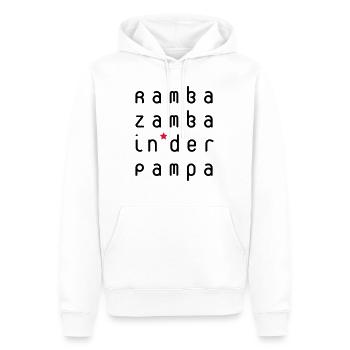 buerofraeulin-ramba-zamba - Männer Premium Bio Hoodie - Weiß - Vorne - Nico (187cm)