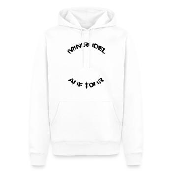 minirudel_auf_tour - Sweat à capuche Premium bio Homme - blanc - Devant - Nico (187cm)