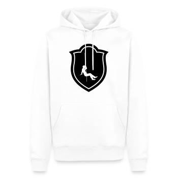 Speleologist / Speleology / Spéléologie / Climbing - Men’s Premium Organic Hoodie - white - Front - Nico (187cm)