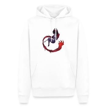 Midna The Legend of - Sweat à capuche Premium bio Homme - blanc - Devant - Nico (187cm)