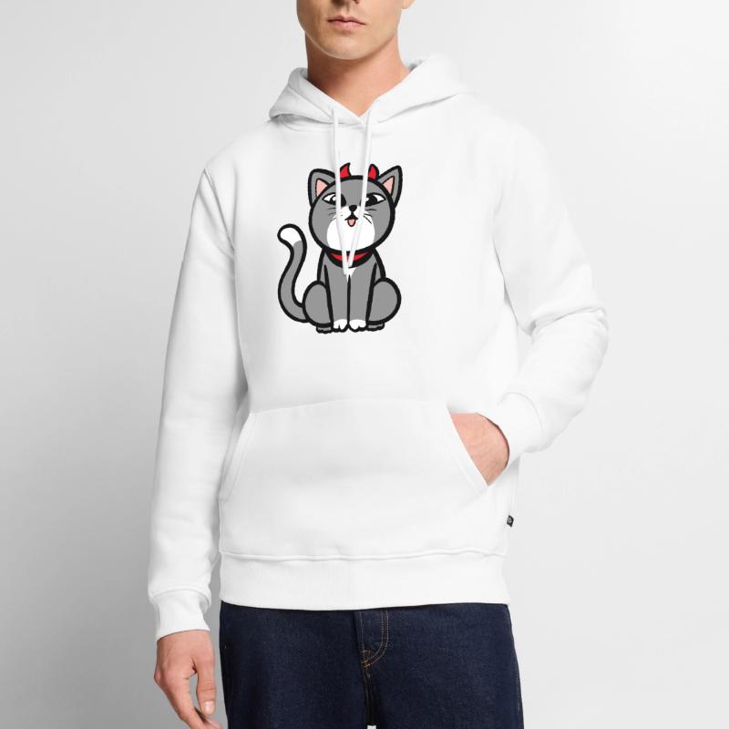 Devil Cat / Devil Men’s Premium Organic Hoodie