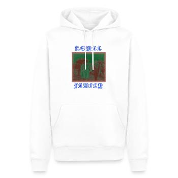 ROYAL FAMILY - Männer Premium Bio Hoodie - Weiß - Vorne - Nico (187cm)