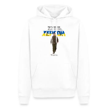 Kherson Tag der Befreiung 11. November 2022 - Männer Premium Bio Hoodie - Weiß - Vorne - Nico (187cm)