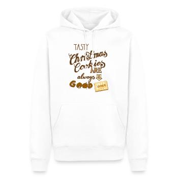 Tasty Christmas cookies are always a good idea - Männer Premium Bio Hoodie - Weiß - Vorne - Nico (187cm)