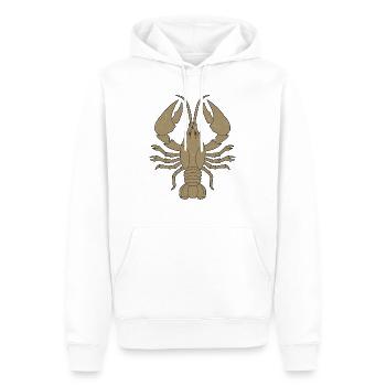 Hummer - Männer Premium Bio Hoodie - Weiß - Vorne - Nico (187cm)