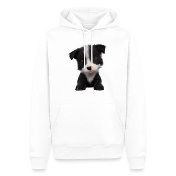 Hundehalter Border Collie Hunde Hundeliebhaber - Männer Premium Bio Hoodie - Weiß - Vorne - Nico (187cm)