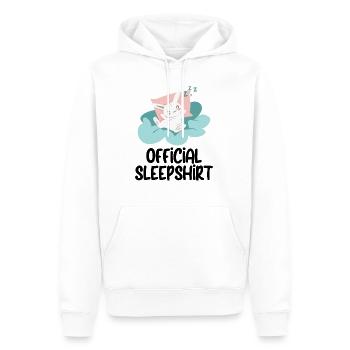 Lustiges Bild Witzig Humor Geschenkidee - Männer Premium Bio Hoodie - Weiß - Vorne - Nico (187cm)