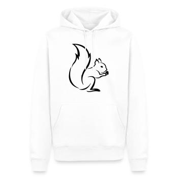 Squirrel - Men’s Premium Organic Hoodie - white - Front - Nico (187cm)