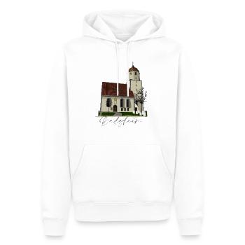 Balgheim // Illustration - Männer Premium Bio Hoodie - Weiß - Vorne - Nico (187cm)