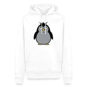 Pingwin xxl - Sweat à capuche Premium bio Homme - blanc - Devant - Nico (187cm)