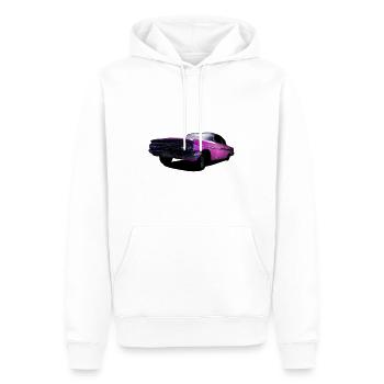 Vintage Car - Männer Premium Bio Hoodie - Weiß - Vorne - Nico (187cm)