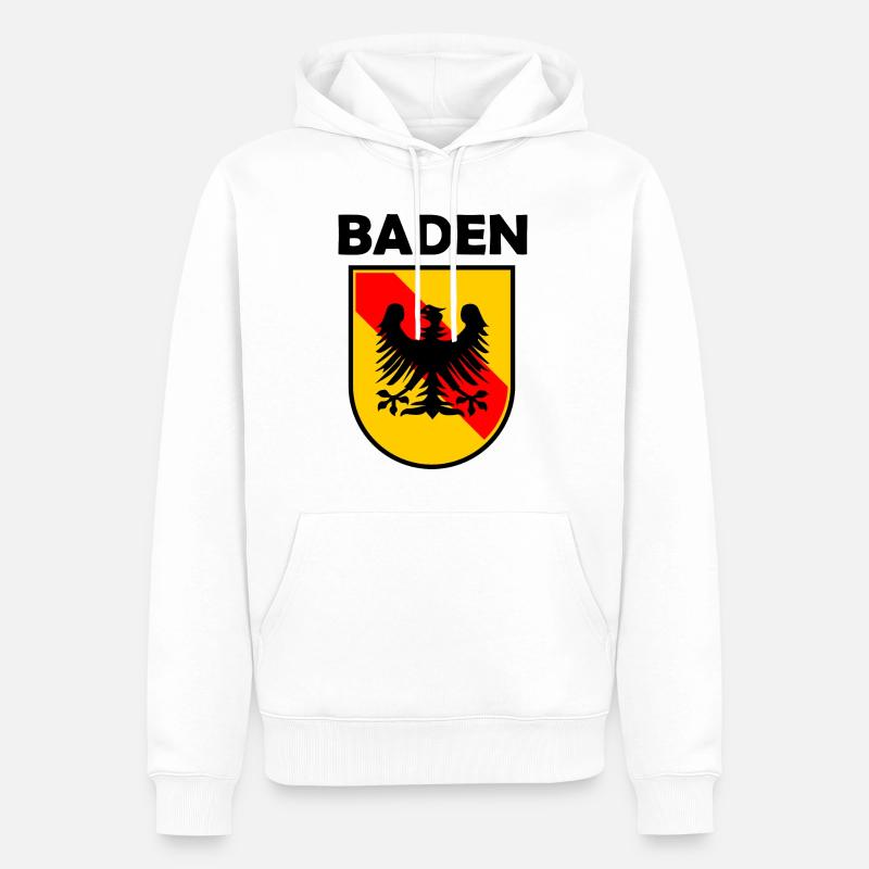 Die Badenser - Männer Premium Bio Hoodie - Weiß