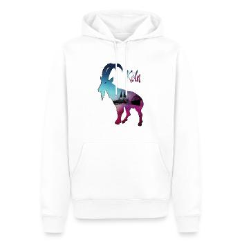 Köln Geißbock Hennes - Männer Premium Bio Hoodie - Weiß - Vorne - Nico (187cm)