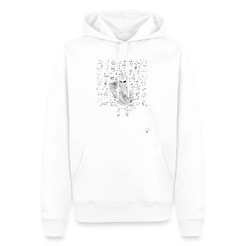 Tutanchamun? - Männer Premium Bio Hoodie - Weiß - Vorne - Nico (187cm)