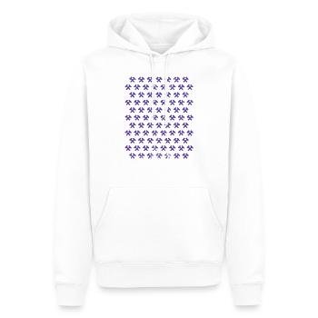 Erzgebirge marteau - Sweat à capuche Premium bio Homme - blanc - Devant - Nico (187cm)