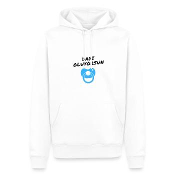 Dayi oluyorsun blau türkisch Du wirst Onkel - Männer Premium Bio Hoodie - Weiß - Vorne - Nico (187cm)
