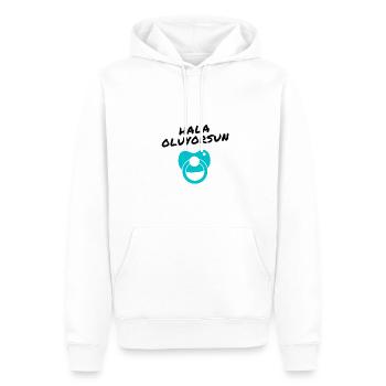 Hala oluyorsun grün türkisch Du wirst Tante - Männer Premium Bio Hoodie - Weiß - Vorne - Nico (187cm)