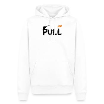 Tontaubenschießen game Tontauben Sportschützen - Männer Premium Bio Hoodie - Weiß - Vorne - Nico (187cm)