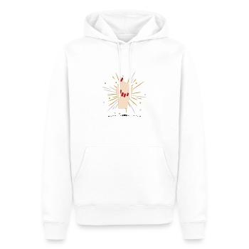 Nails | Nails Lover | Gift for her | Nails Salon - Männer Premium Bio Hoodie - Weiß - Vorne - Nico (187cm)