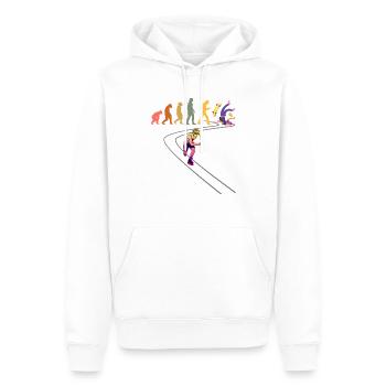 Inline-Skating Rollerskates Inline-Skater - Männer Premium Bio Hoodie - Weiß - Vorne - Nico (187cm)
