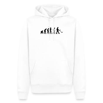Sonder shirt sonnes accessoires équipement - Sweat à capuche Premium bio Homme - blanc - Devant - Nico (187cm)