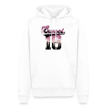 16ÈME ANNIVERSAIRE SWEET 16 SWEET SIXTEEN - Sweat à capuche Premium bio Homme - blanc - Devant - Nico (187cm)