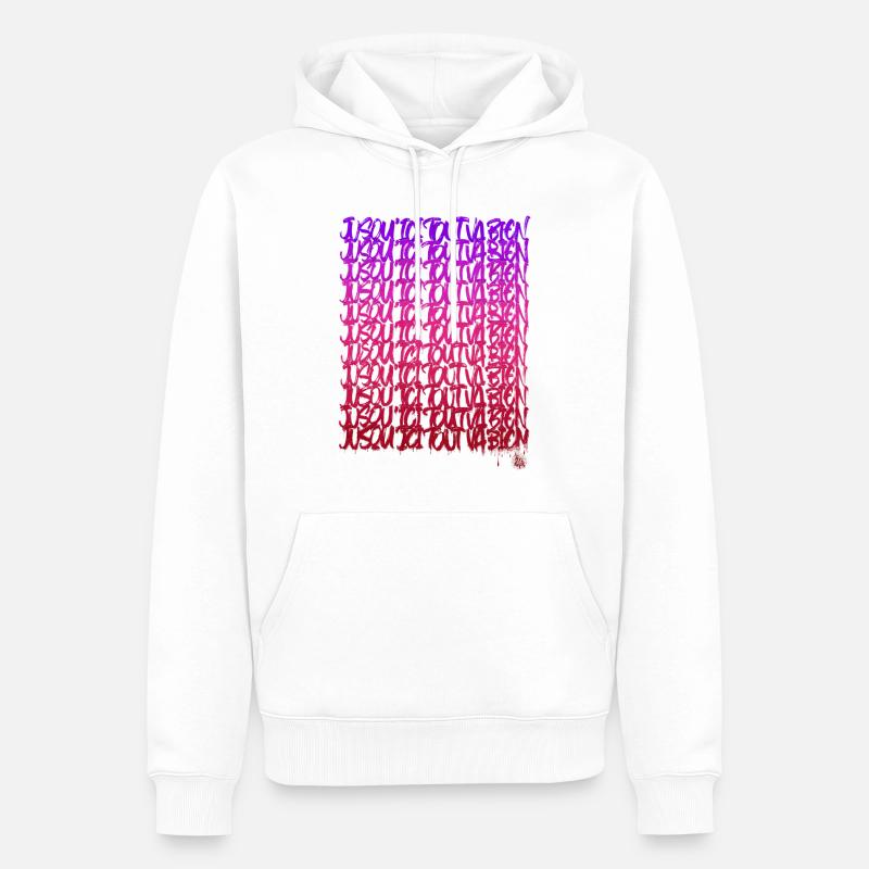So weit so gut - Männer Premium Bio Hoodie - Weiß