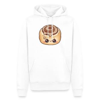 Süße Zimtschnecke Kawaii - Männer Premium Bio Hoodie - Weiß - Vorne - Nico (187cm)