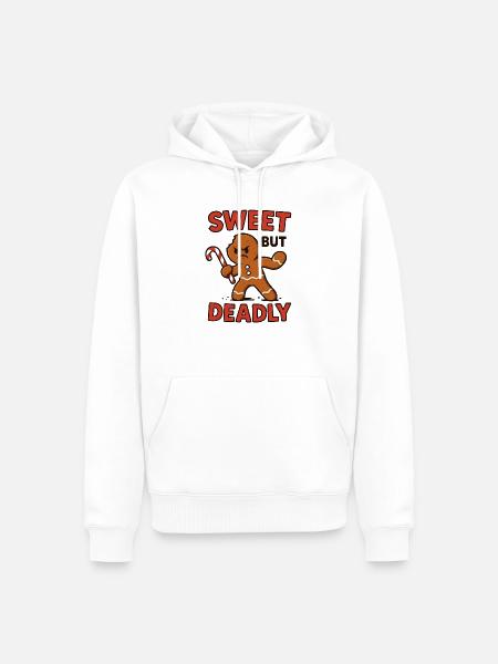 Süß, Aber Gefährlich Gingerbread - Men’s Premium Organic Hoodie - white