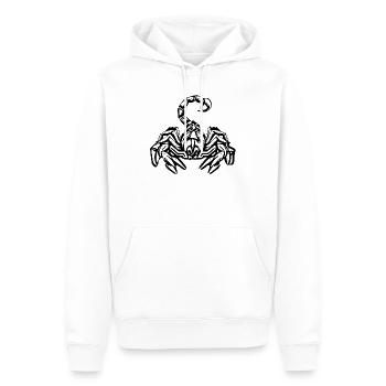 Skorpion Sternzeichen T-shirt Geschenk - Männer Premium Bio Hoodie - Weiß - Vorne - Nico (187cm)