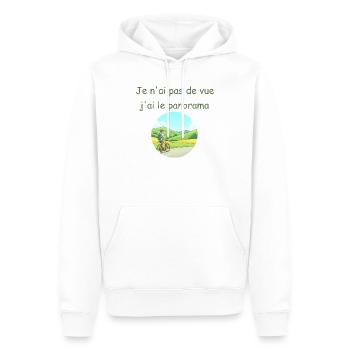 Outdoor Bike Panorama - Men’s Premium Organic Hoodie - white - Front - Nico (187cm)