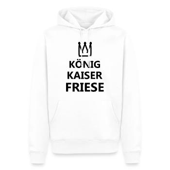 Friesland - Männer Premium Bio Hoodie - Weiß - Vorne - Nico (187cm)