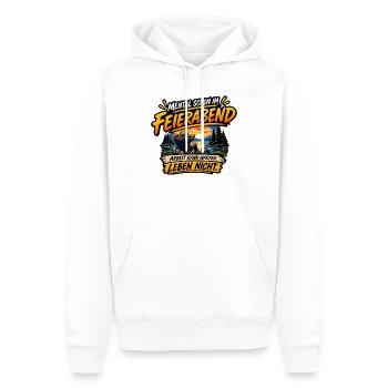 Feierabend am See Relax - Männer Premium Bio Hoodie - Weiß - Vorne - Nico (187cm)