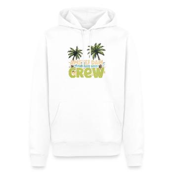 Équipe d’Amsterdam - Sweat à capuche Premium bio Homme - blanc - Devant - Nico (187cm)