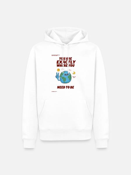 You patter! - Männer Premium Bio Hoodie - Weiß