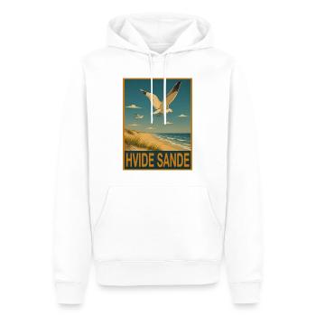 Hvide Sande - Männer Premium Bio Hoodie - Weiß - Vorne - Nico (187cm)