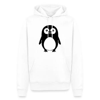 Pingouin - Sweat à capuche Premium bio Homme - blanc - Devant - Nico (187cm)
