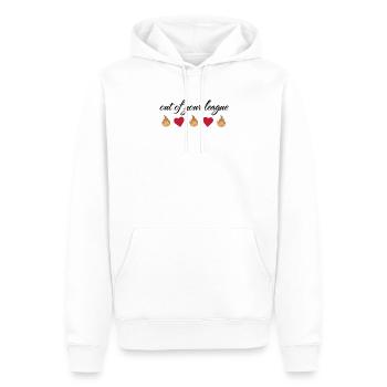 Funny Y2k Shirt, Y2k Baby Tee, Y2k Graphic Shirt, - Men’s Premium Organic Hoodie - white - Front - Nico (187cm)