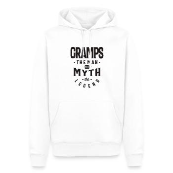 Gramps Der Mann Der Mythos Die Legende - Opa - Männer Premium Bio Hoodie - Weiß - Vorne - Nico (187cm)