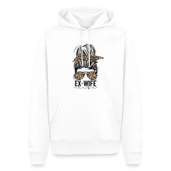 Ex-Frau Messy Bun Scheidung Ehe Ende Gepard - Männer Premium Bio Hoodie - Weiß - Vorne - Nico (187cm)