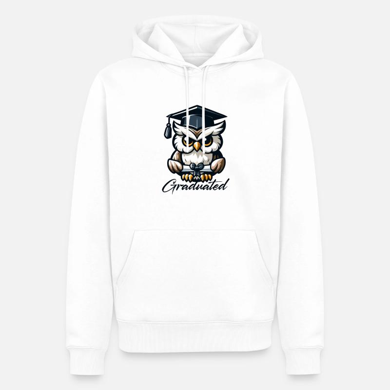 Hochschulabsolvent Abschluss Absolvent - Männer Premium Bio Hoodie - Weiß