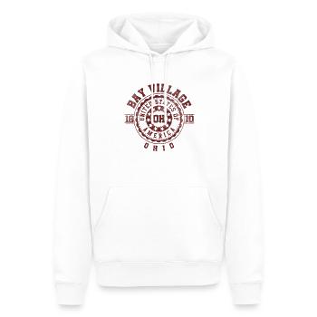 Bay Village OH | Ohio Souvenir & Geschenk - Männer Premium Bio Hoodie - Weiß - Vorne - Nico (187cm)