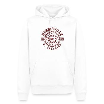 Morrisville NC | North Carolina Reise Geschenk - Männer Premium Bio Hoodie - Weiß - Vorne - Nico (187cm)